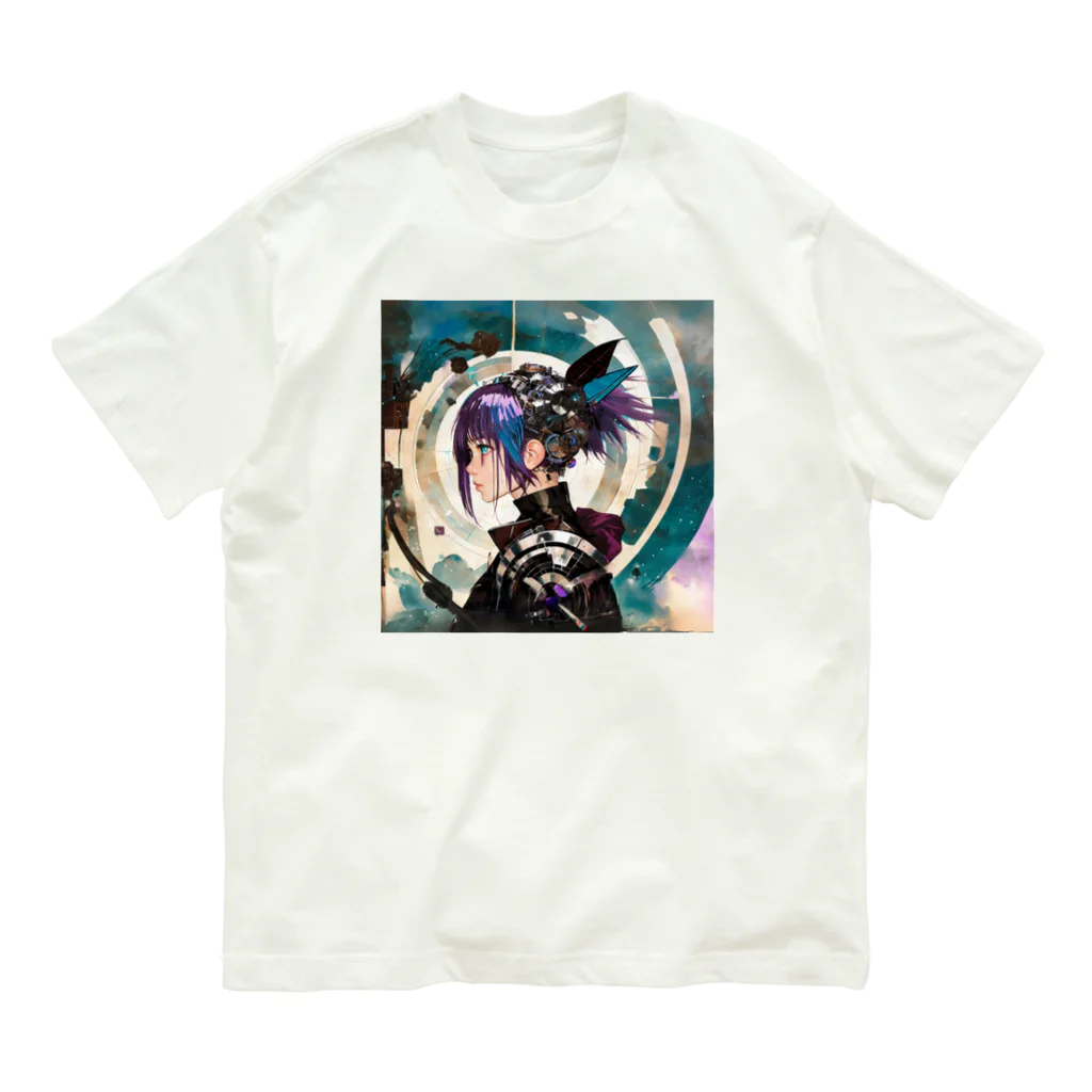 gurio318の少女レプリカント オーガニックコットンTシャツ