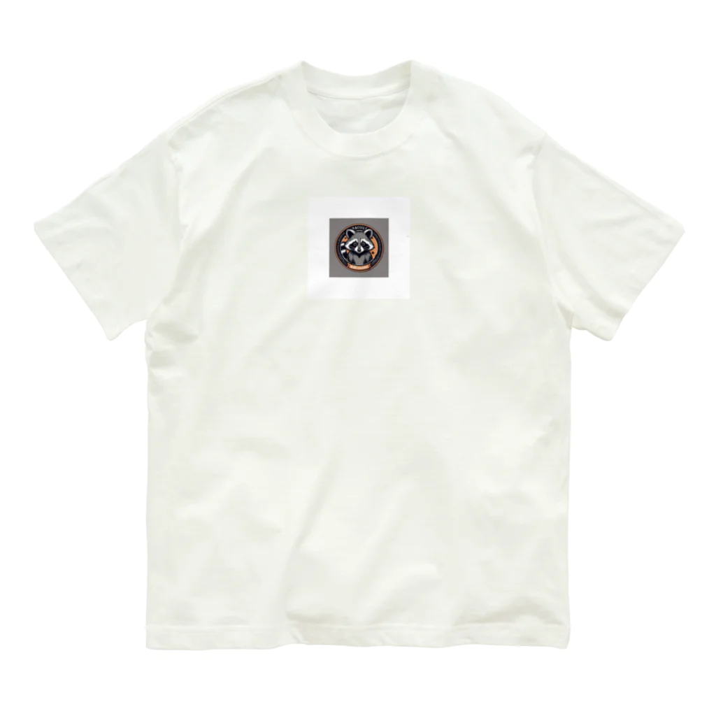 magodooのたぬきぐま Organic Cotton T-Shirt