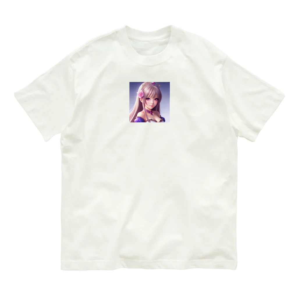 KSK SHOPの美少女アイドル オーガニックコットンTシャツ