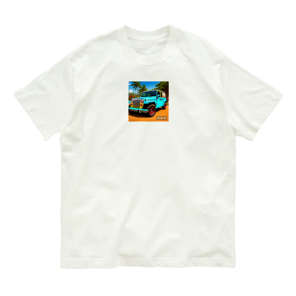 AJmartのジープニー 1 オーガニックコットンTシャツ
