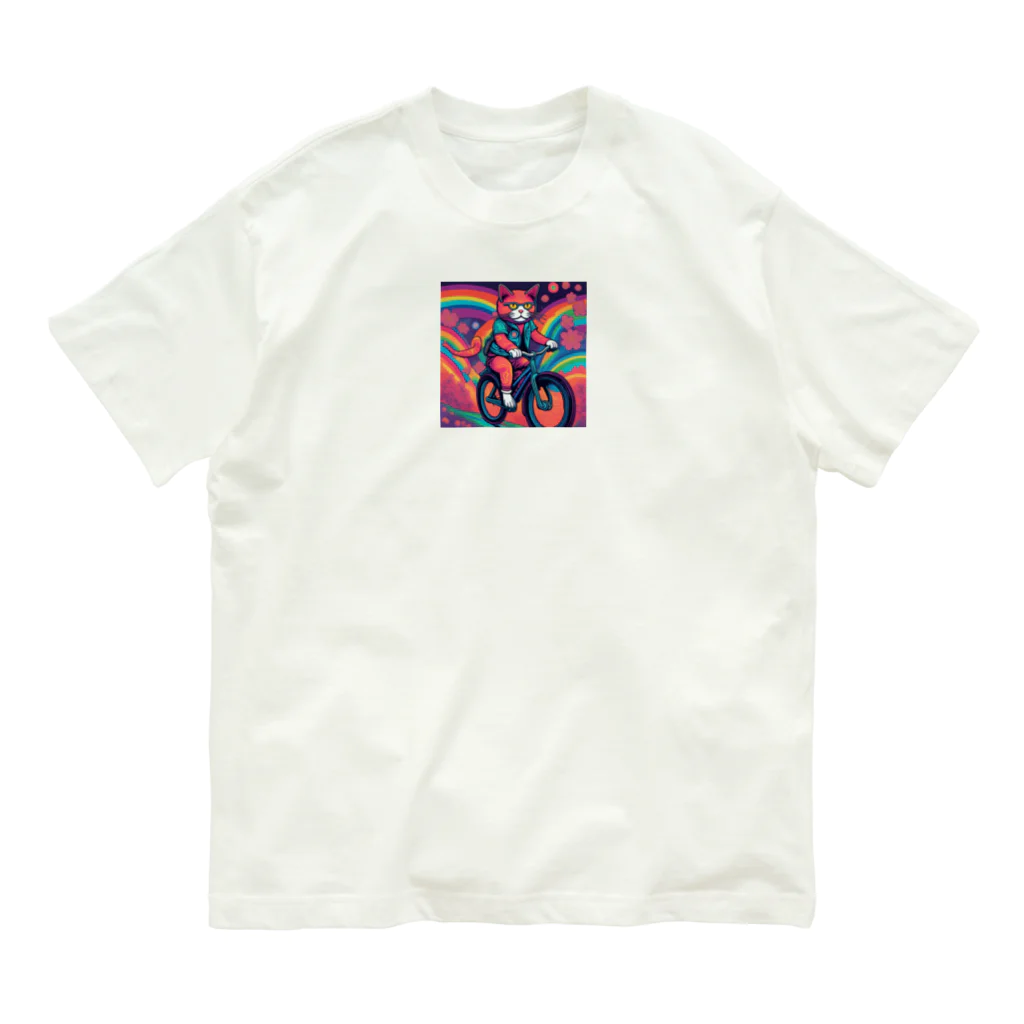 yacco-のお店のねこ オーガニックコットンTシャツ