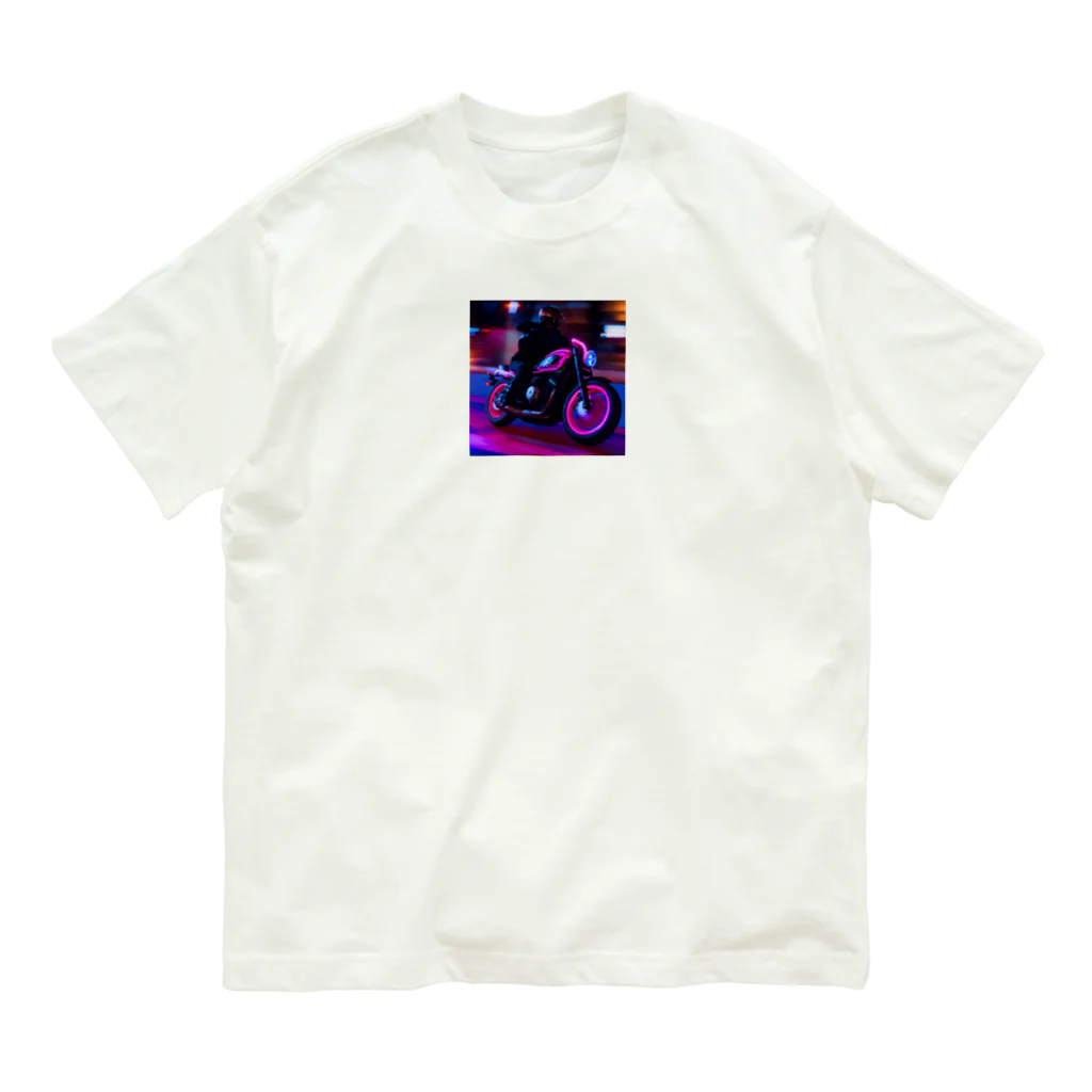 MaSaRuのバイクのイラストグッズ Organic Cotton T-Shirt