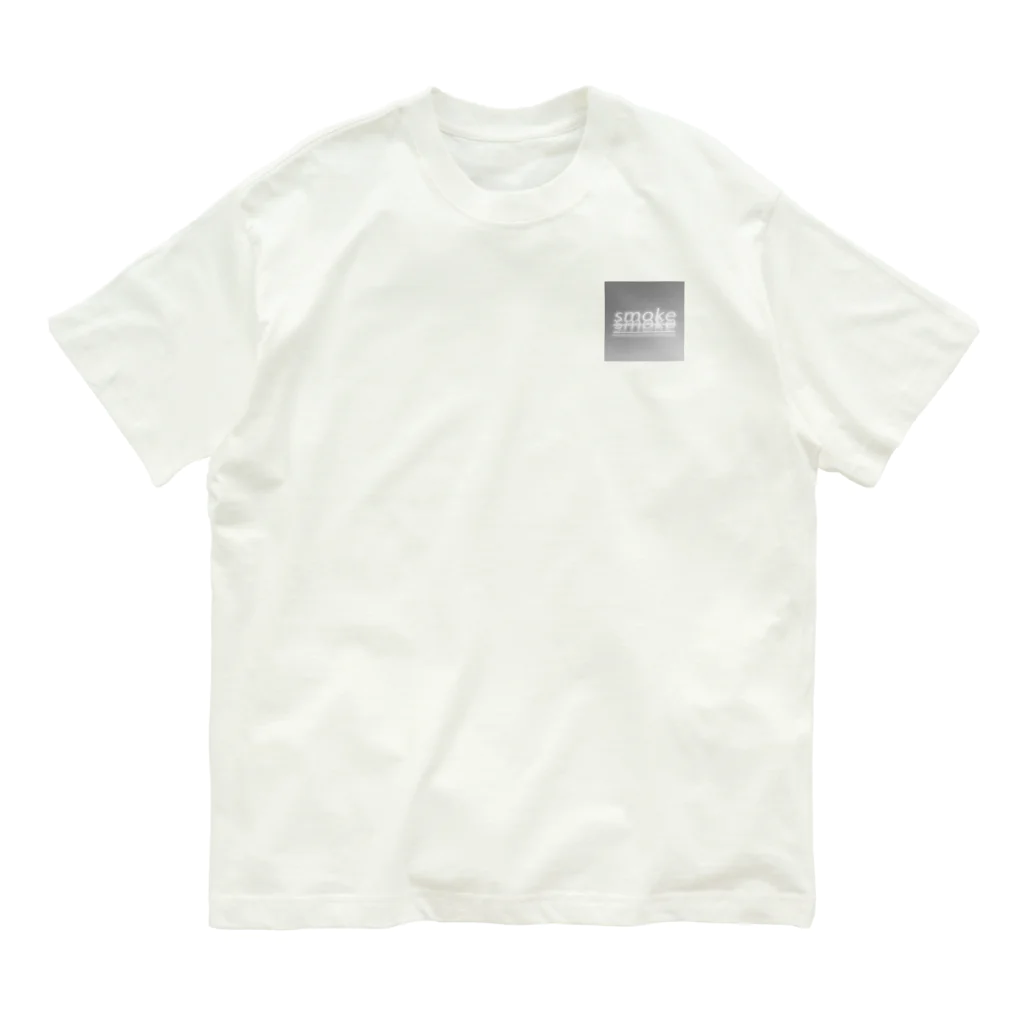 smoke-smokeのsmoke オーガニックコットンTシャツ