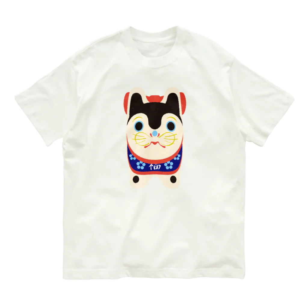 gangの犬張り子 オーガニックコットンTシャツ