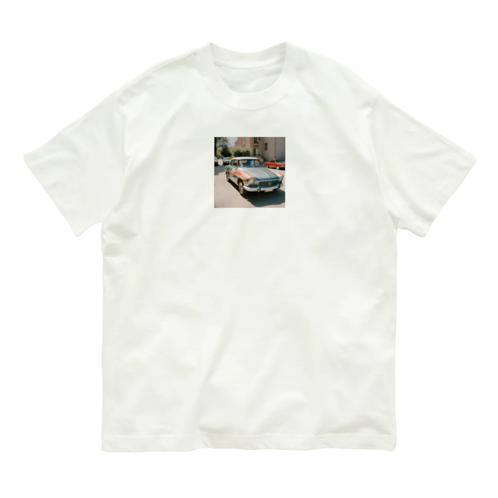 crayon2chanの車　映画 オーガニックコットンTシャツ