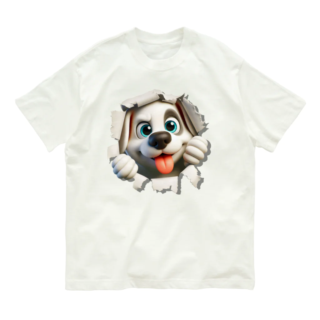 sectorのNaughty dog オーガニックコットンTシャツ