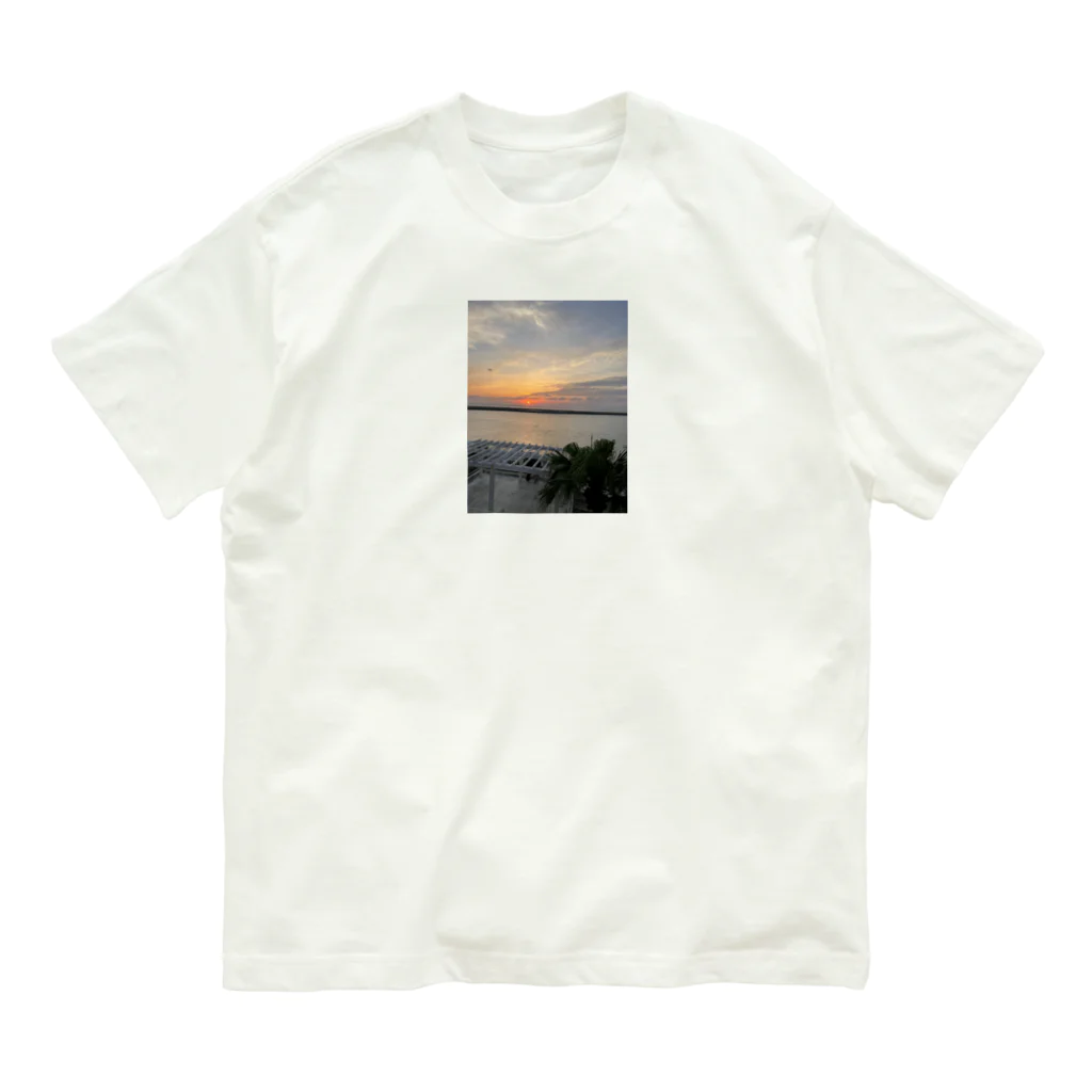 tera_ryoの夕焼け オーガニックコットンTシャツ