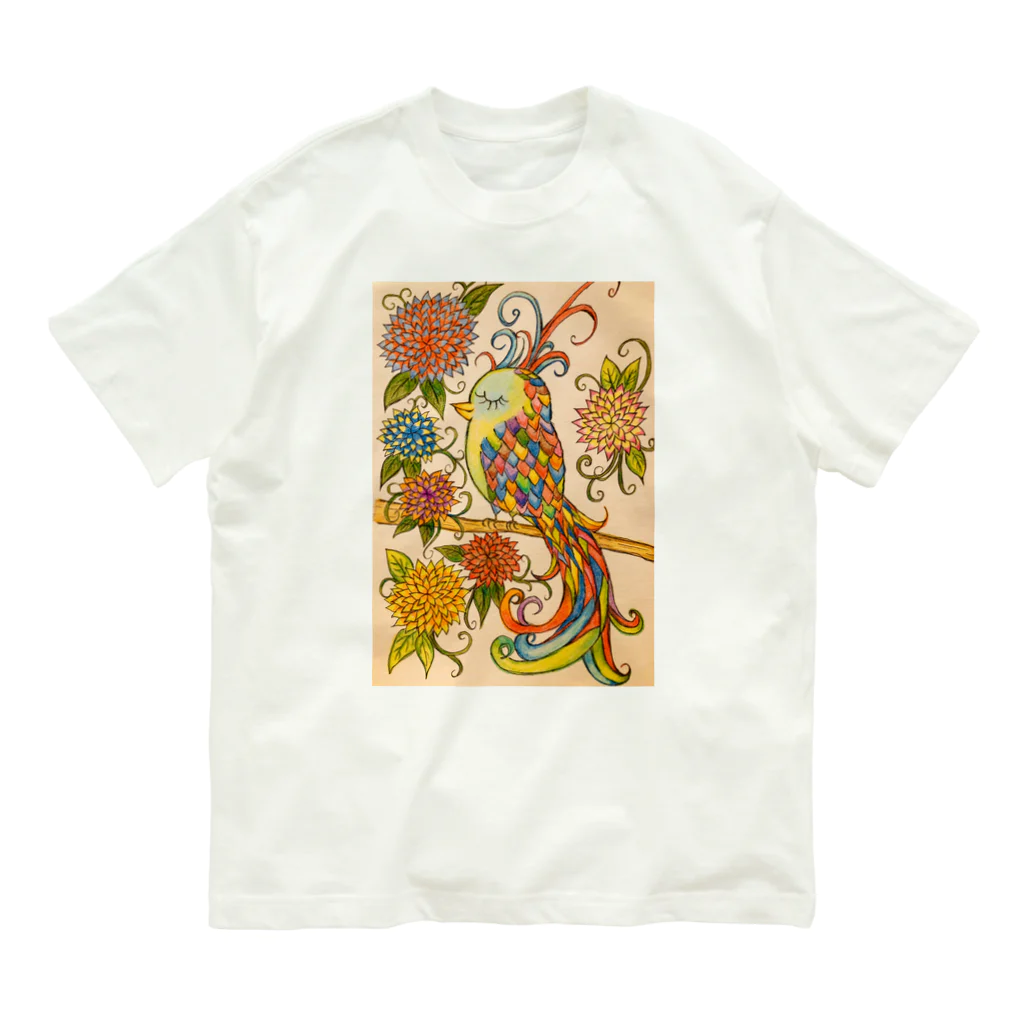 suuのカラフルな鳥 Organic Cotton T-Shirt