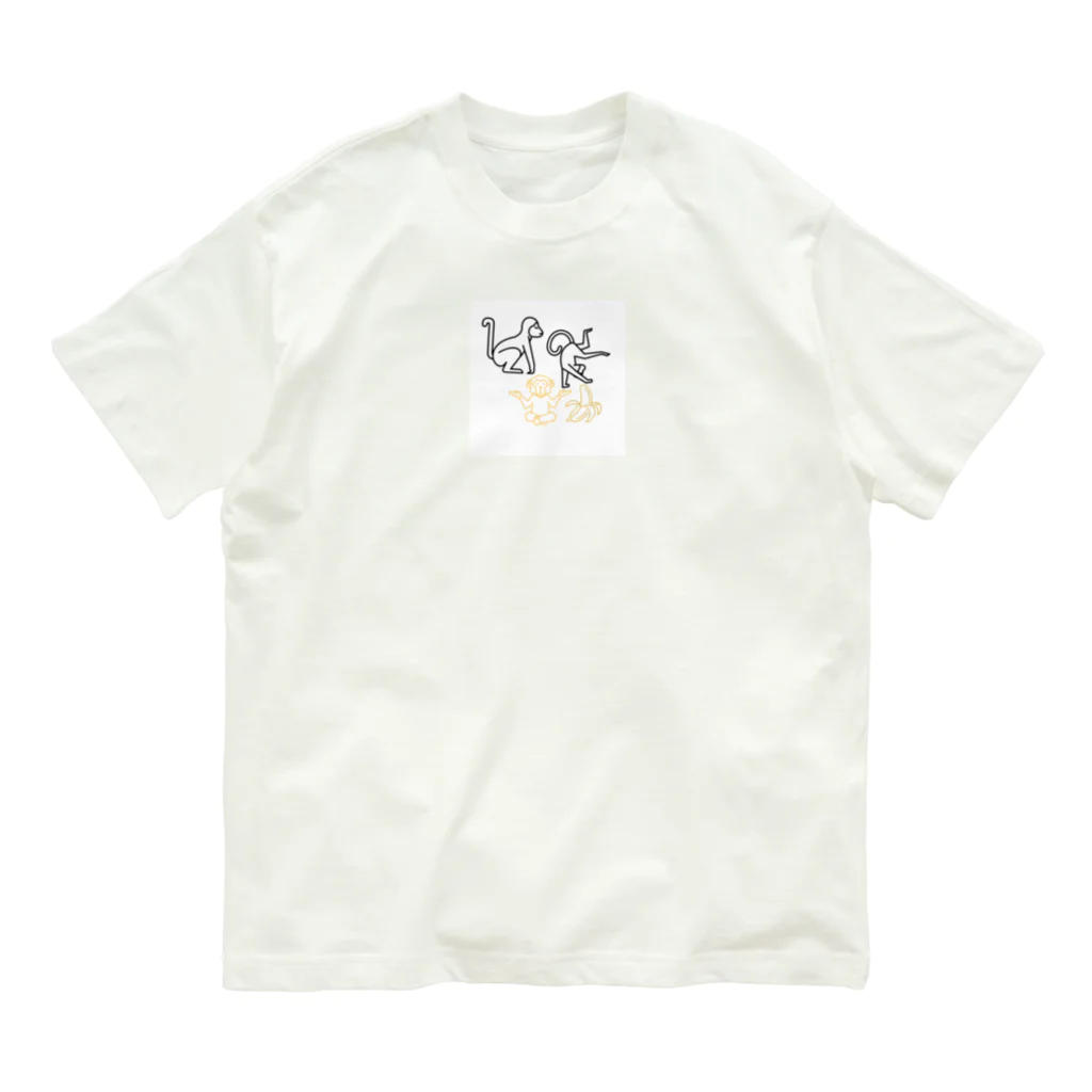 "Elegance Crew"のモンチー Organic Cotton T-Shirt