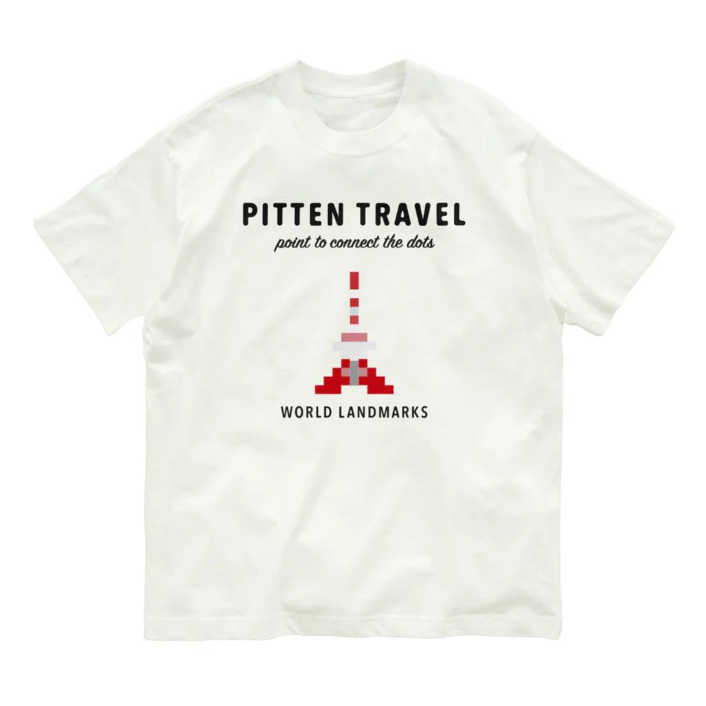 PITTEN PRODUCTSのPITTEN TRAVEL PX WORLD #2-1 オーガニックコットンTシャツ