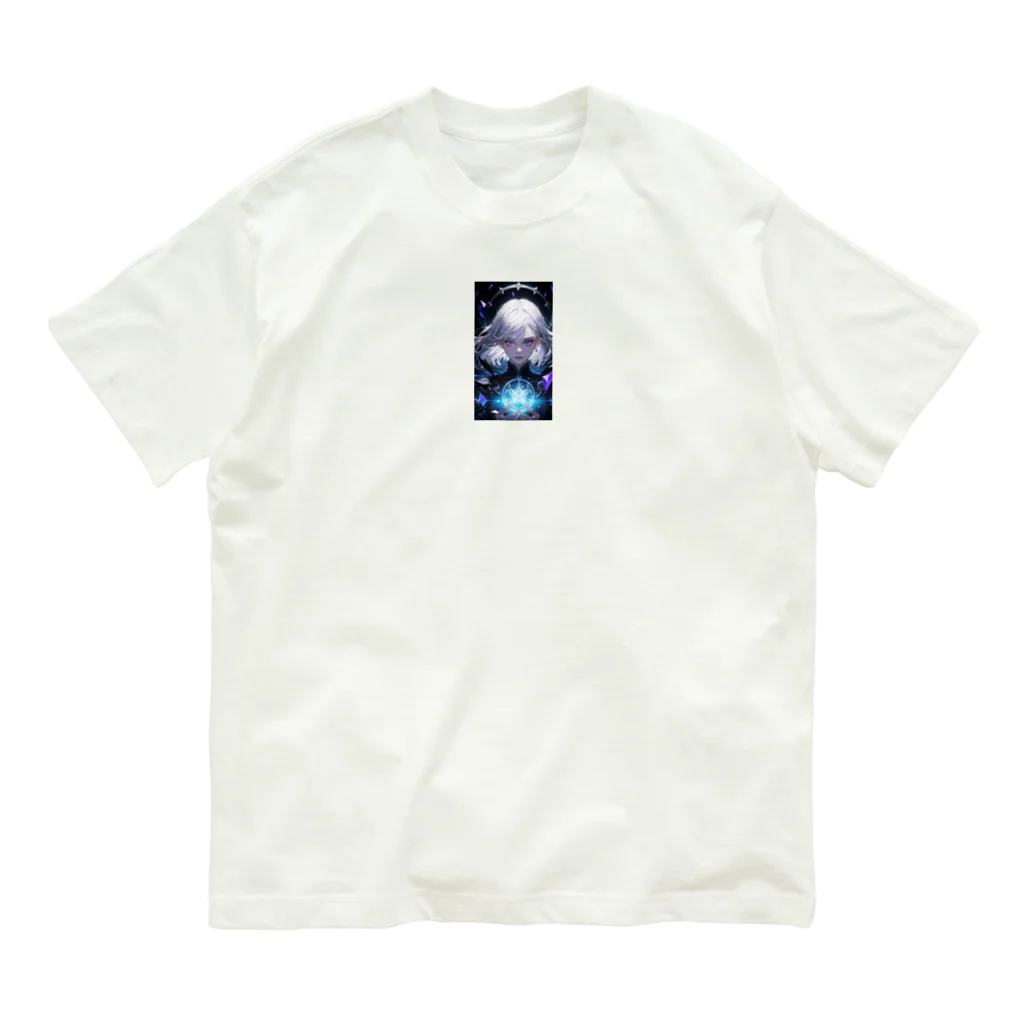 AI職人👨‍🏭のAI美人『白』2 オーガニックコットンTシャツ