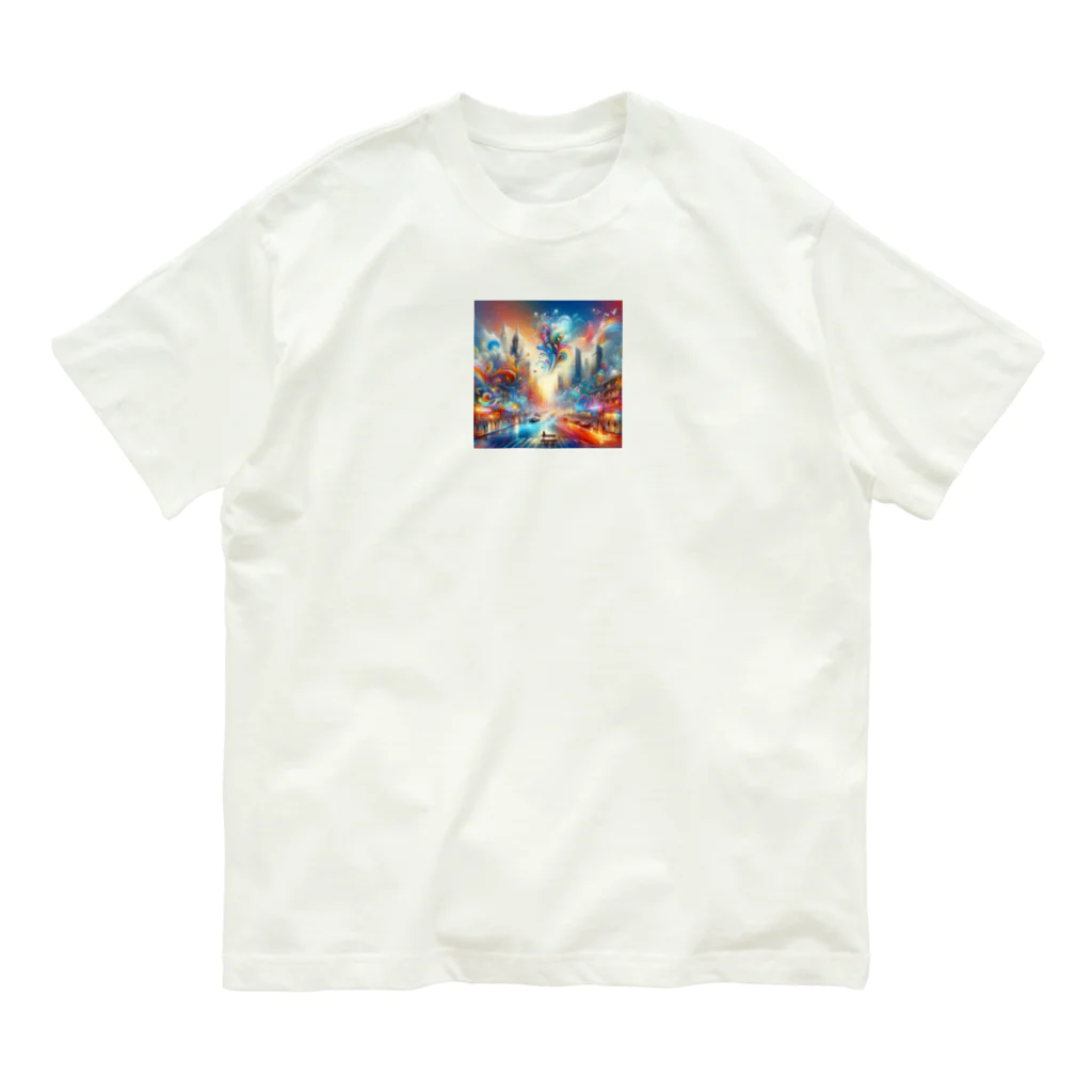 shigetomeのビビッド・ヴァレンシア Organic Cotton T-Shirt