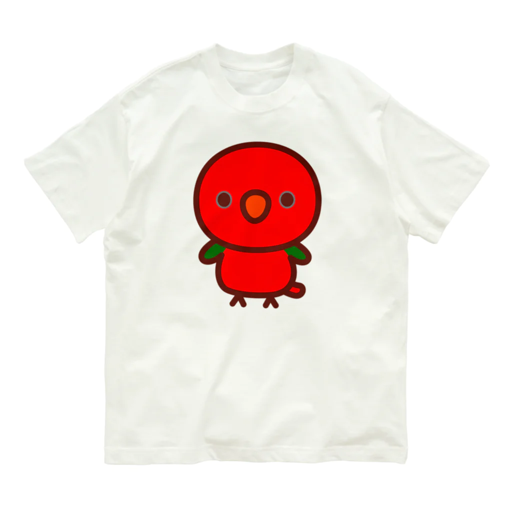 いんこ屋堂のショウジョウインコ Organic Cotton T-Shirt