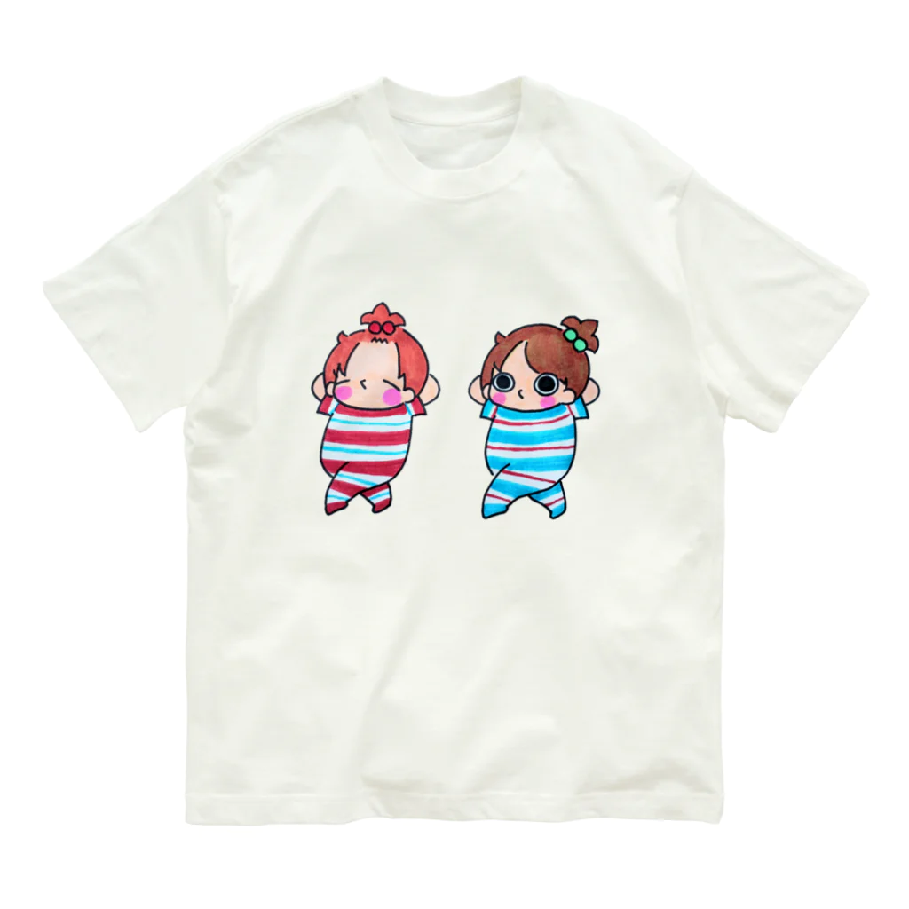 ぽこすけのぽことこ オーガニックコットンTシャツ