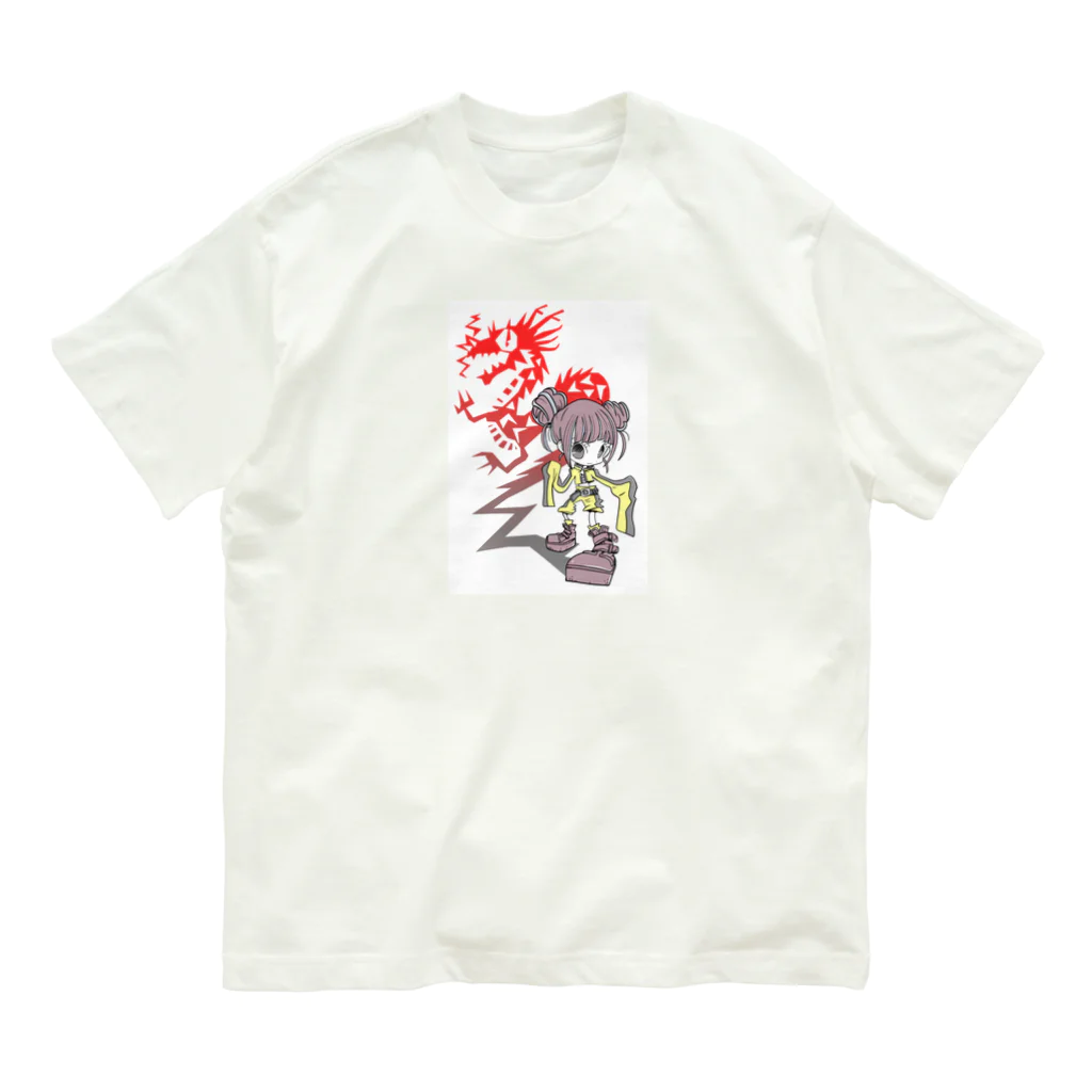 梅治郎　Umejiroの Dragon Punks Organic Cotton T-Shirt