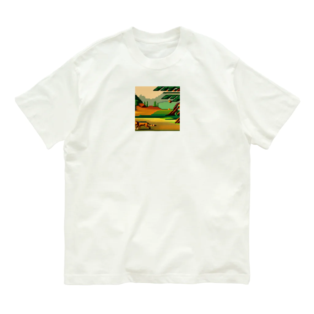 lallypipiのドット柄の世界「野生の王国」グッズ Organic Cotton T-Shirt