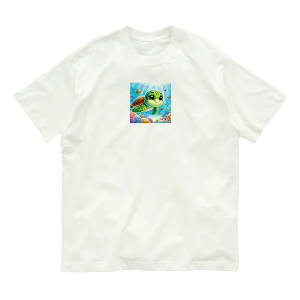 k.corporationのAIカメ オーガニックコットンTシャツ