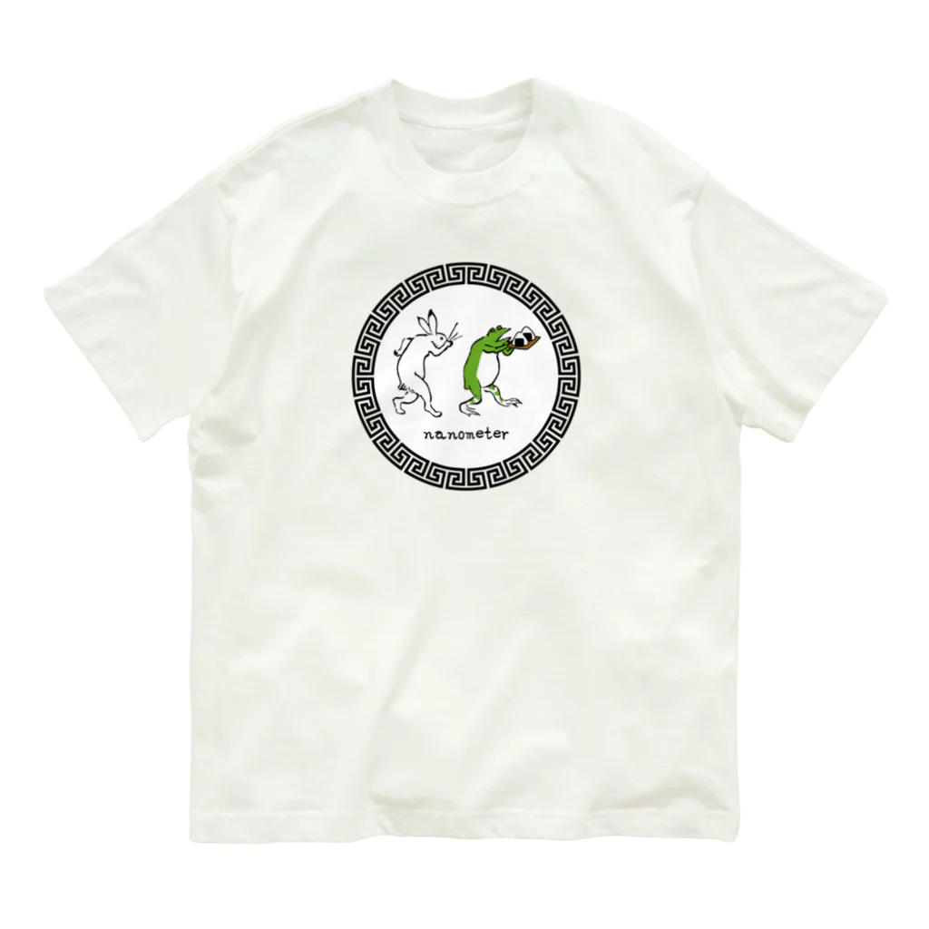 nanometerのnanometer -鳥獣戯画-らんちたいむ オーガニックコットンTシャツ 유기농 코튼 티셔츠