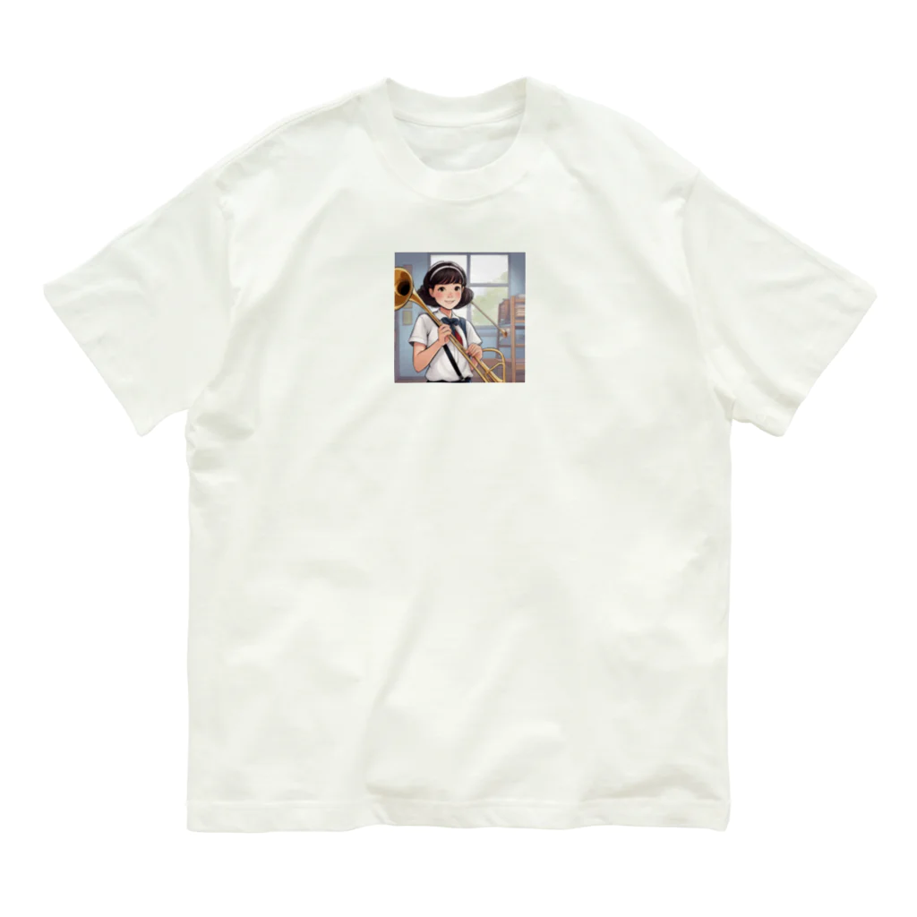 ほっこり絵音舎の部活動中！さらちゃん！！ Organic Cotton T-Shirt