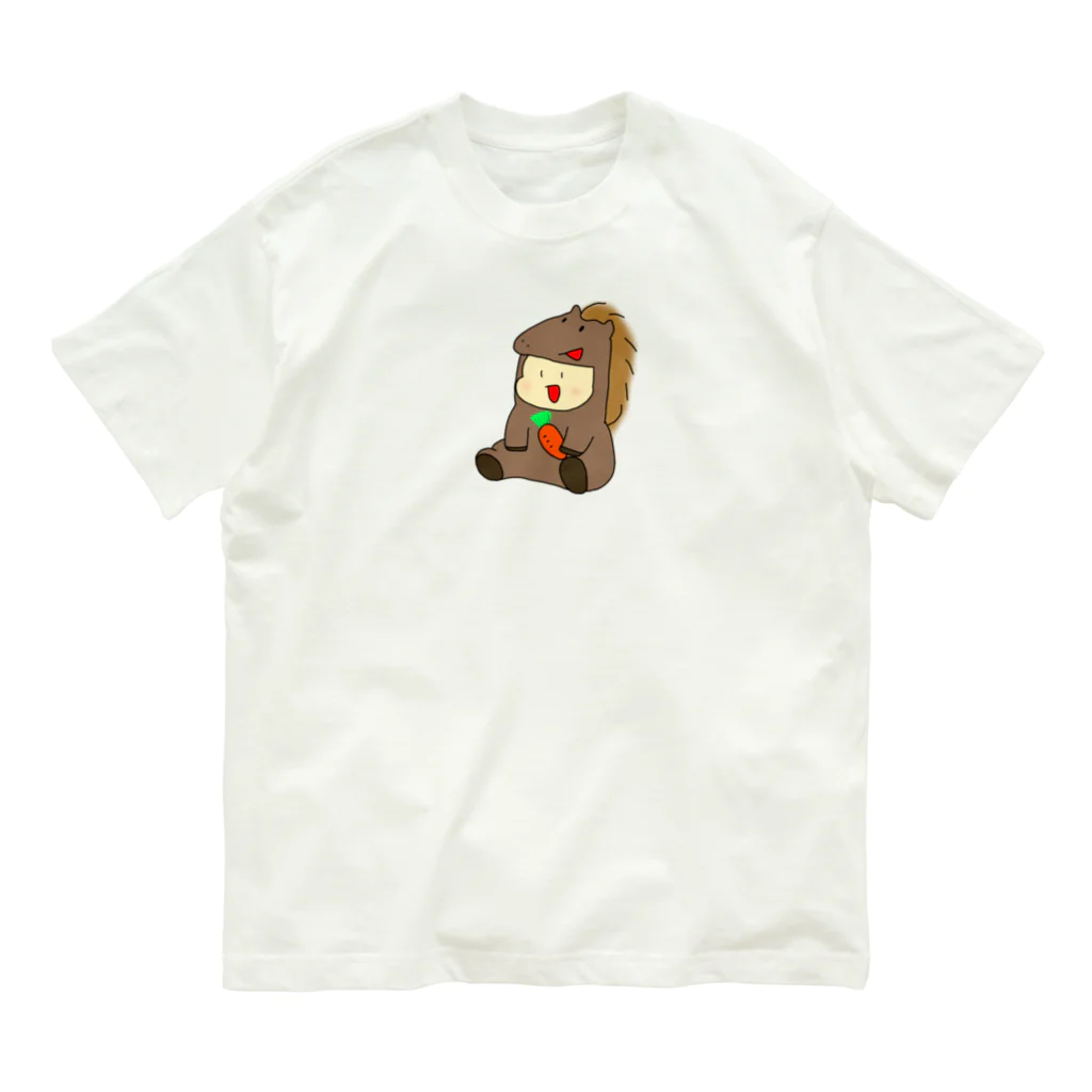 もちもちっこの午年 Organic Cotton T-Shirt