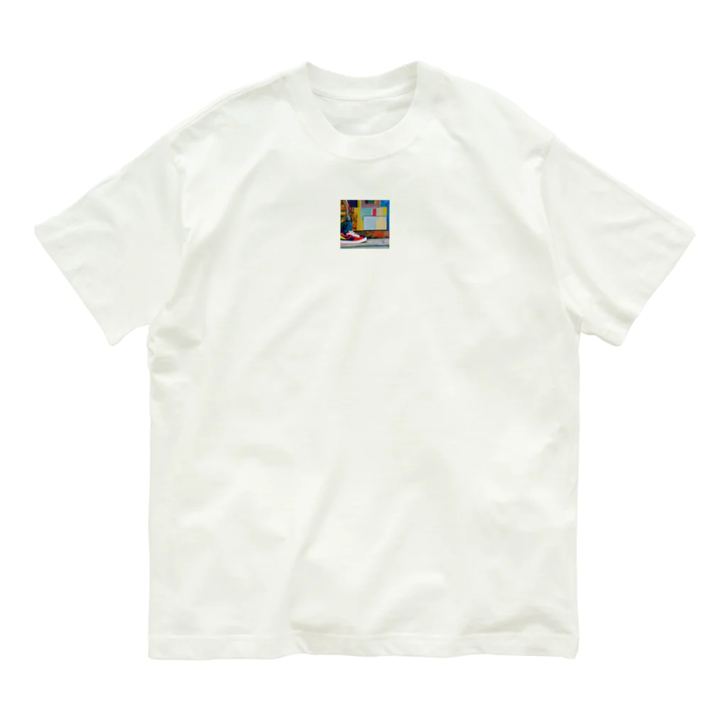 gabliel.のスニーカー オーガニックコットンTシャツ