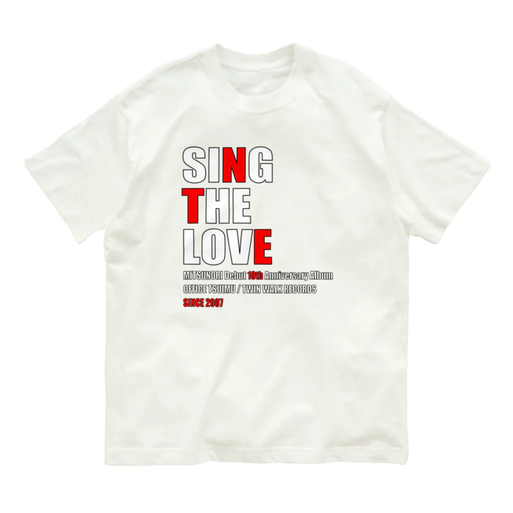 MITSUNORI OFFICIAL SHOPのMITSUNORI デビュー10周年記念デザイン Organic Cotton T-Shirt