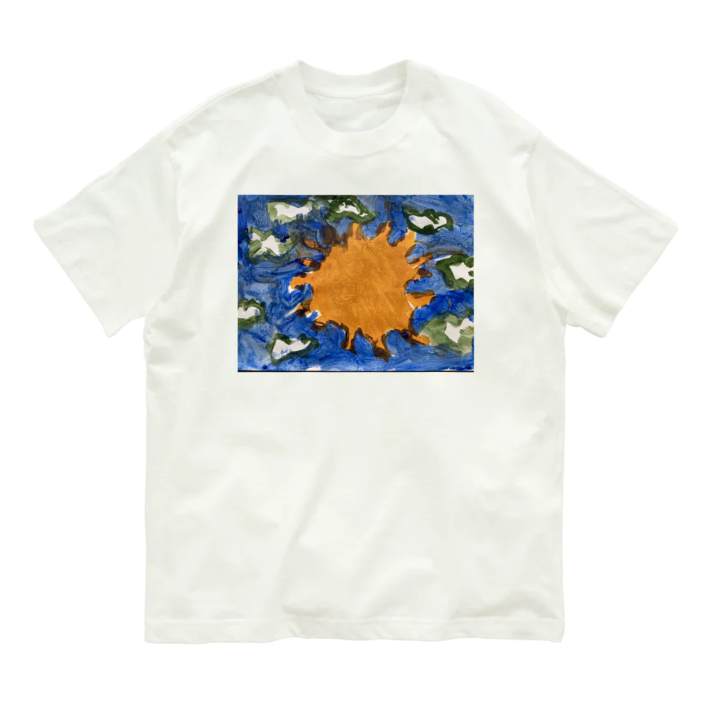 chamcoの5シャイな太陽 Organic Cotton T-Shirt