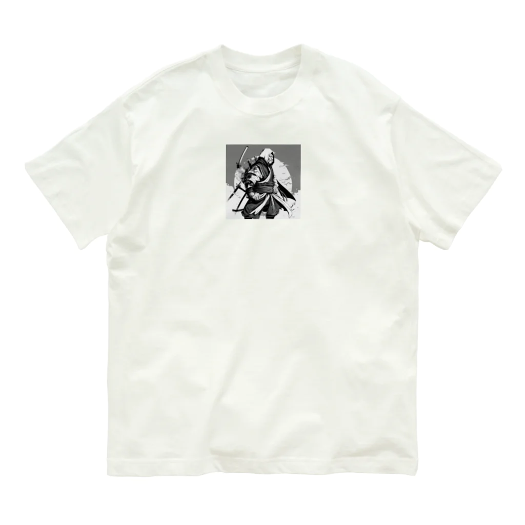 にんにんにんじゃのベテラン忍者のグッズ Organic Cotton T-Shirt