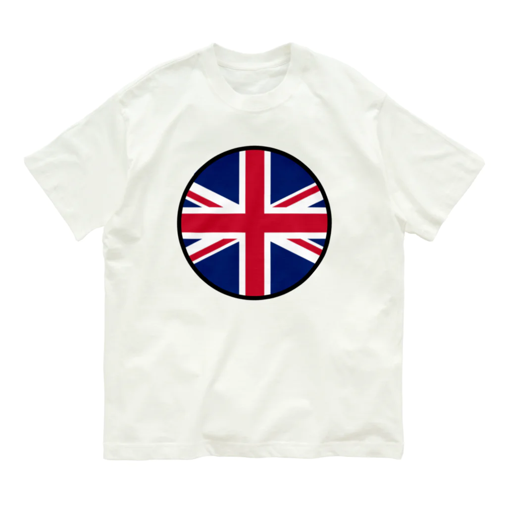 おもしろいTシャツ屋さんのイギリス England United Kingdom Great Britain オーガニックコットンTシャツ