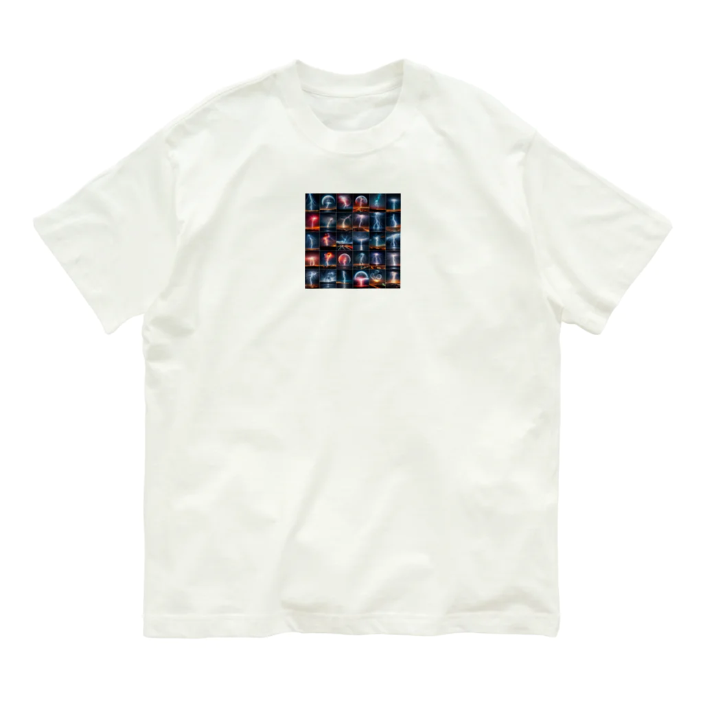 mitsuo712の雷 オーガニックコットンTシャツ