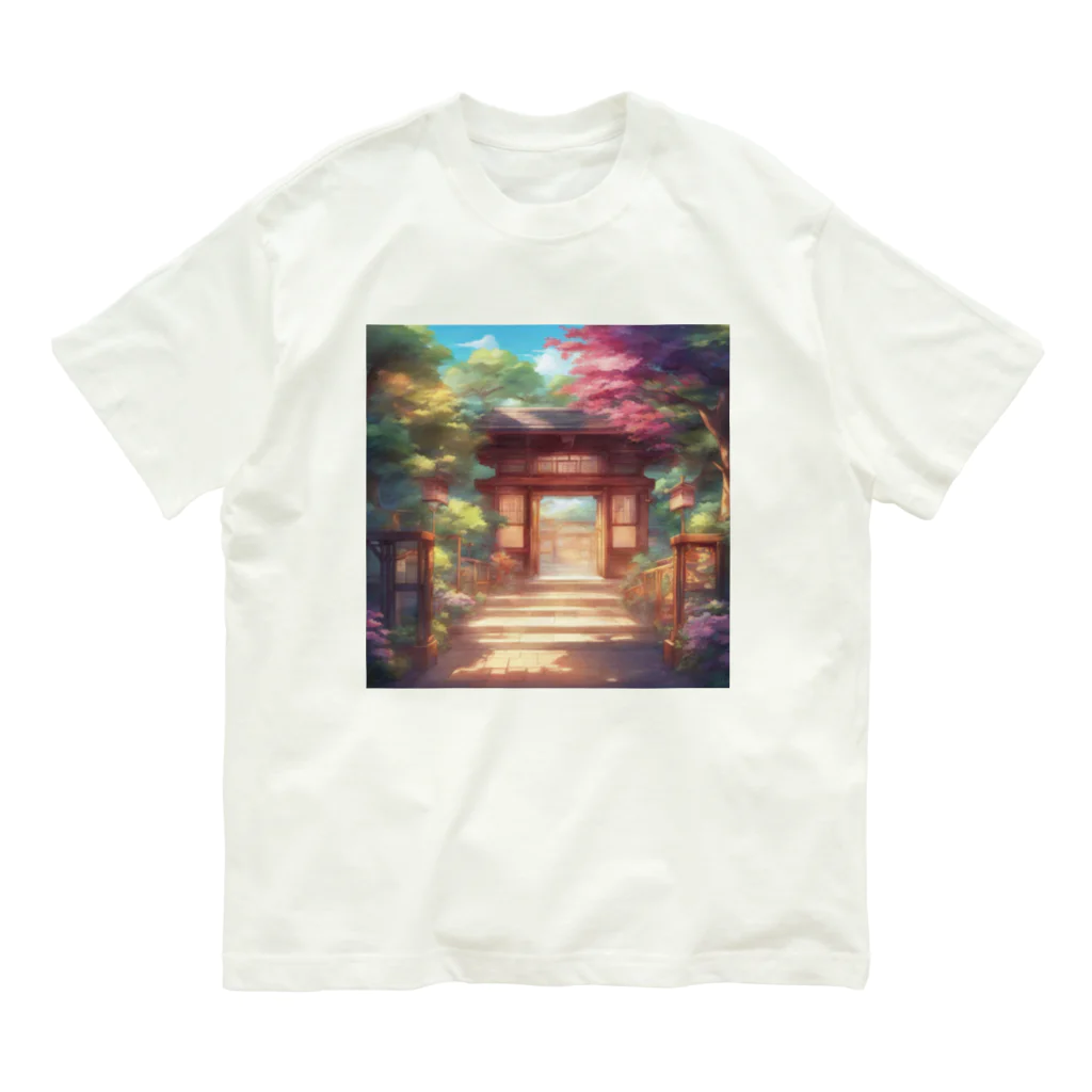 jampackの【風景】寺院 Organic Cotton T-Shirt