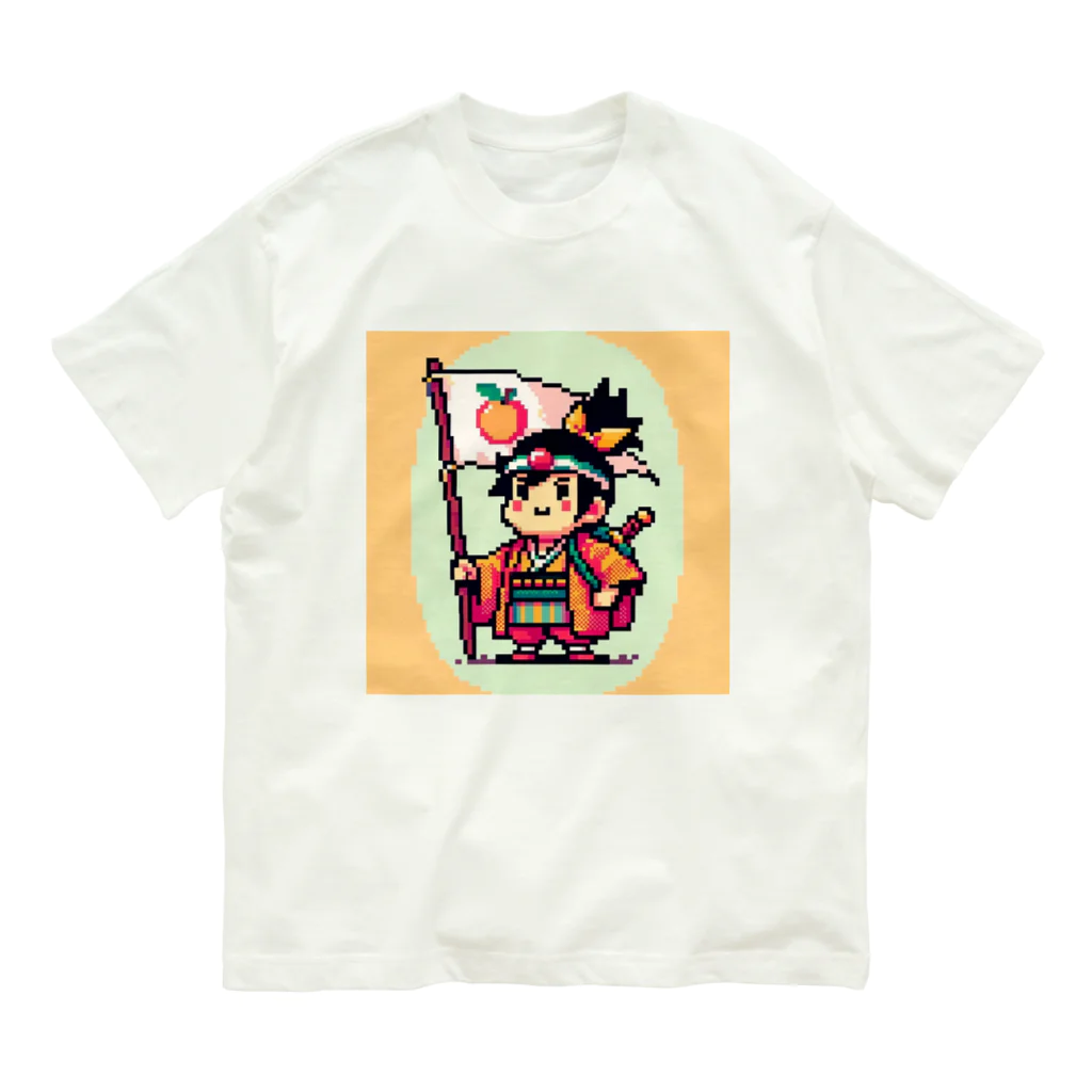 Ai_momotaro_diaryのMOMOTARO8bit オーガニックコットンTシャツ