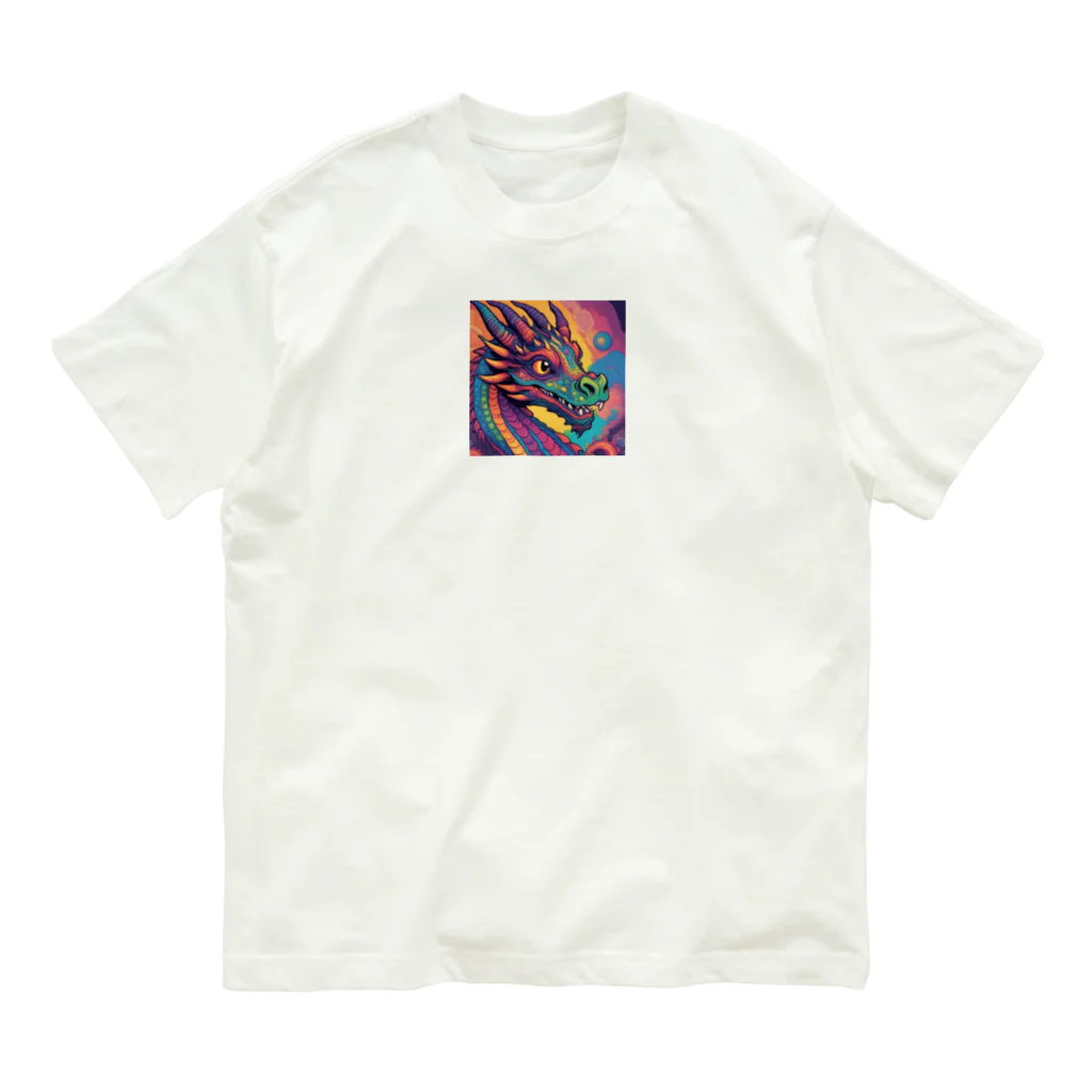 DORAGONIAのサイケドラゴン Organic Cotton T-Shirt