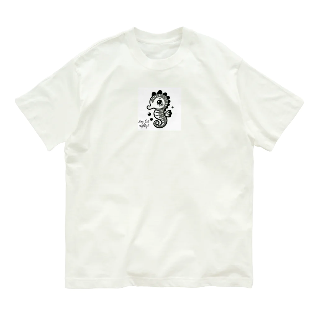 amashinのたいにぃしーほーす Organic Cotton T-Shirt