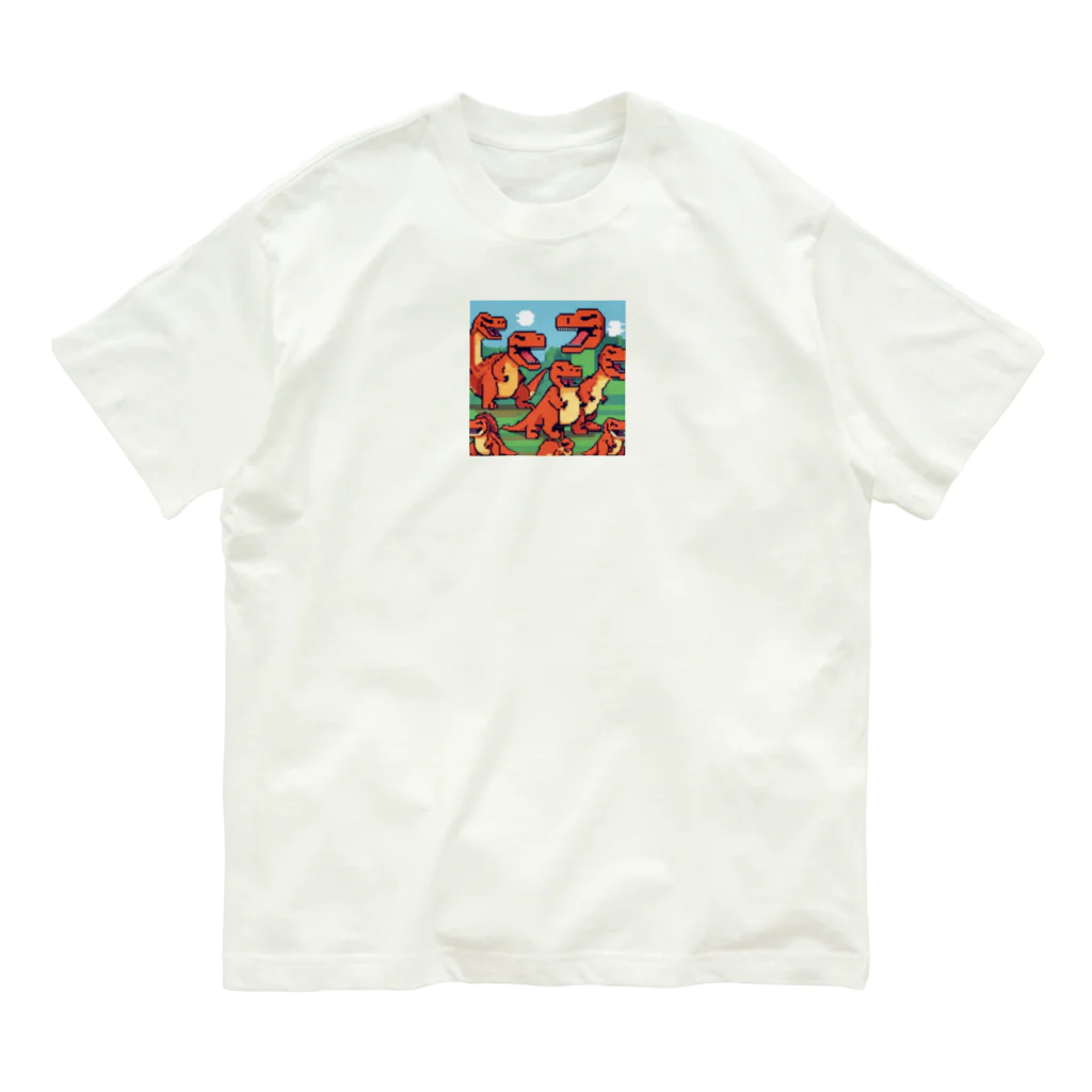 jj2424のティラノサウルス5 Organic Cotton T-Shirt