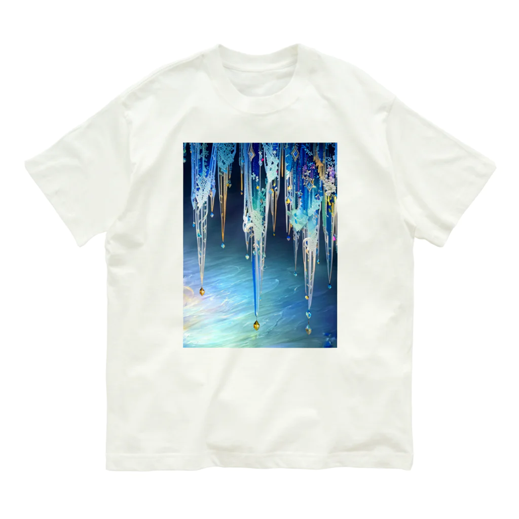 CHIKUSHOのつらら Organic Cotton T-Shirt