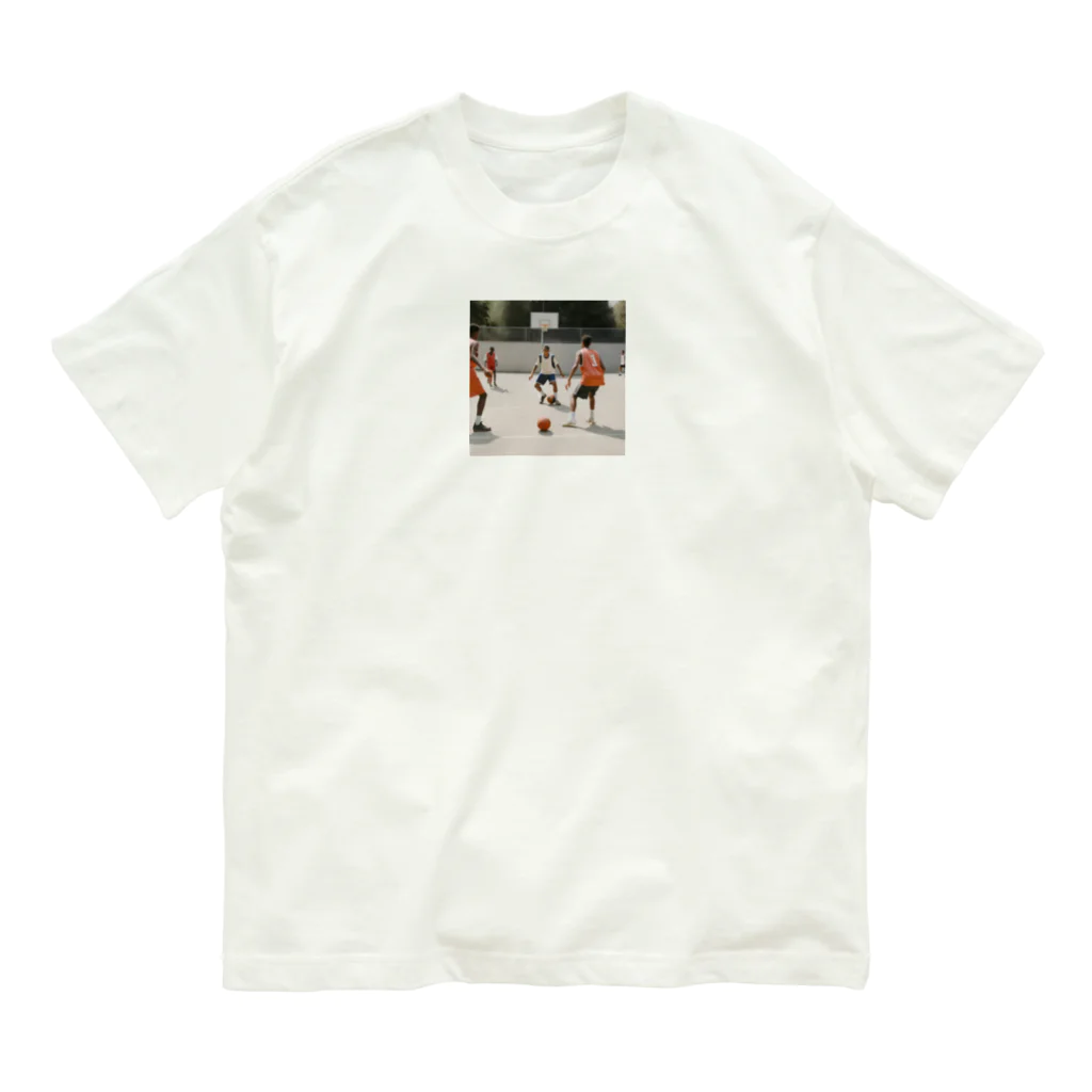 jmdapuwmdのサッカーバスケ Organic Cotton T-Shirt