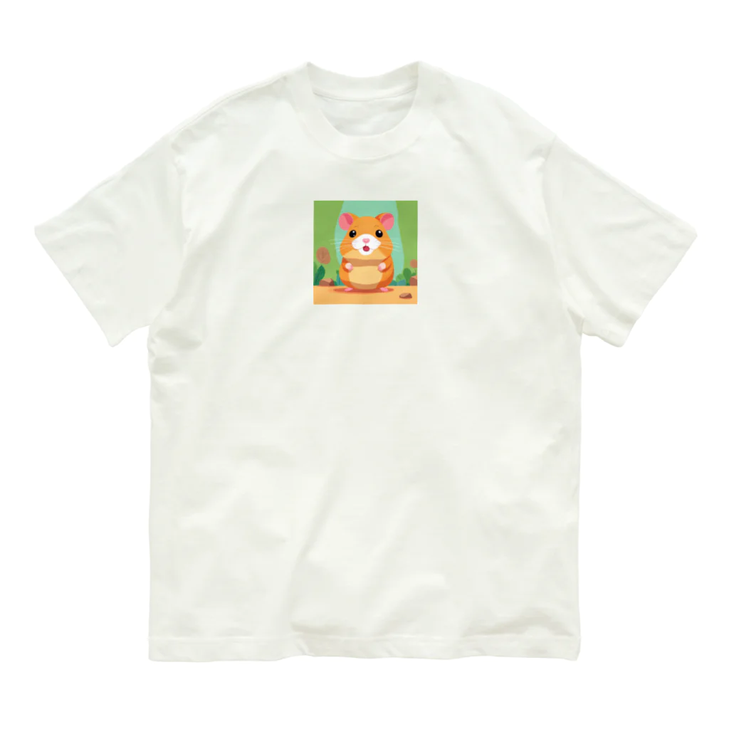 cleargのハムスター大好き Organic Cotton T-Shirt