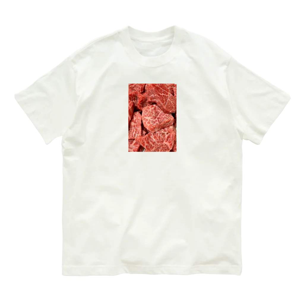 Creator_Dad-crocodileのお肉　A5ランク Organic Cotton T-Shirt