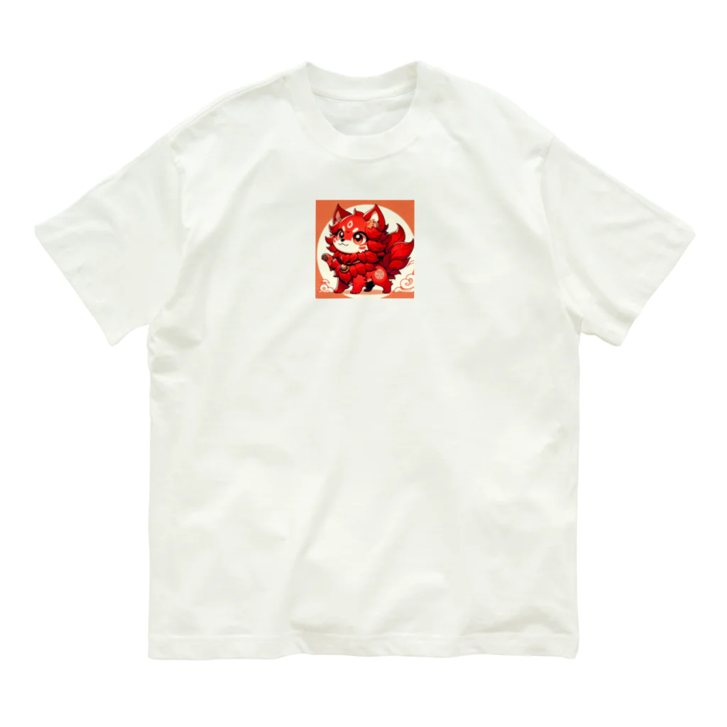 AutoArtistryのかわいいシーサーのアニメ風イラストグッズ Organic Cotton T-Shirt