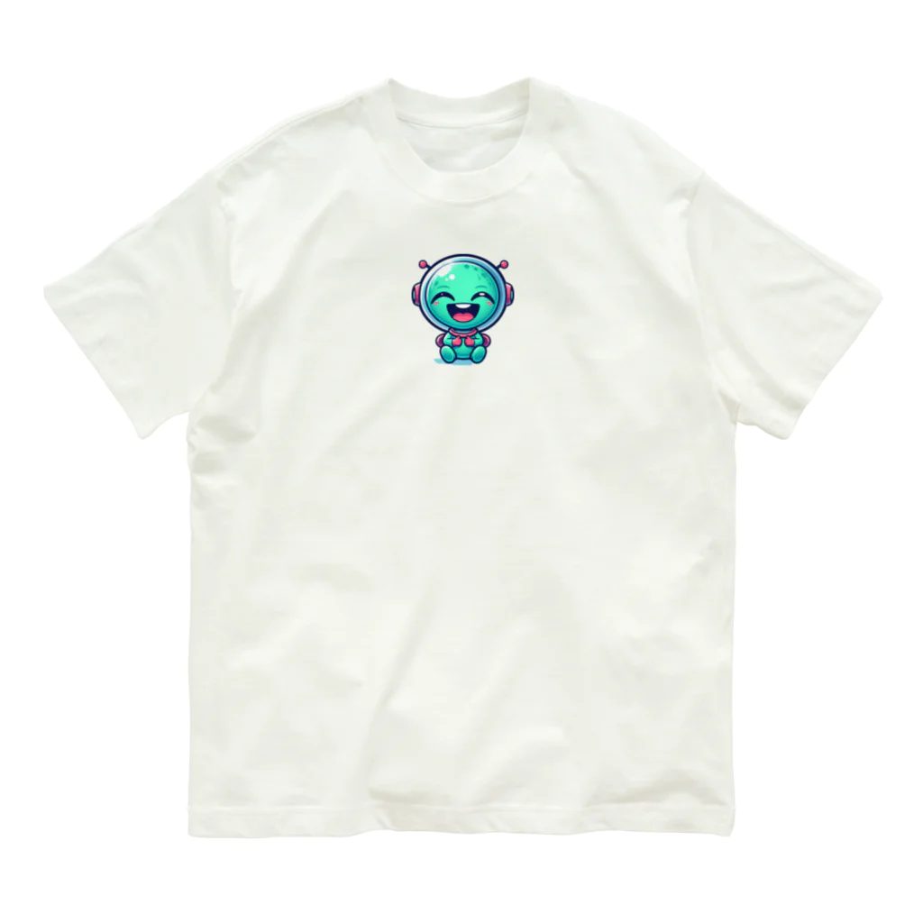 おふざけの爆笑宇宙人 Organic Cotton T-Shirt