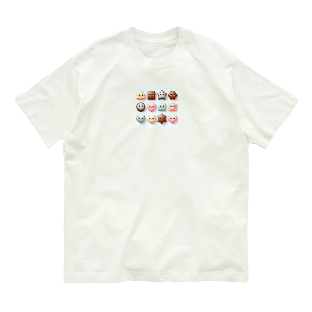 猫まるショップのチョコレートの仲間たち☆ Organic Cotton T-Shirt