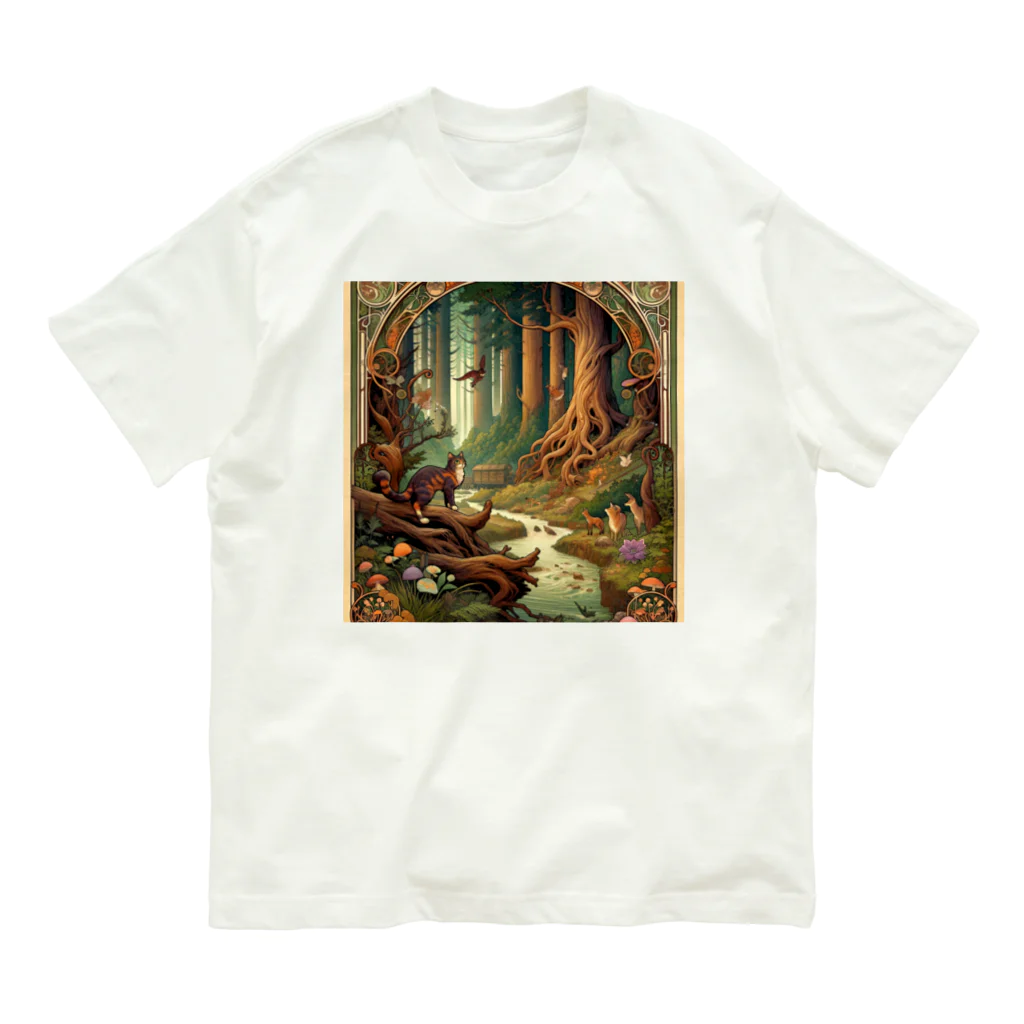 Aoyanicのccアールデコ２ Organic Cotton T-Shirt