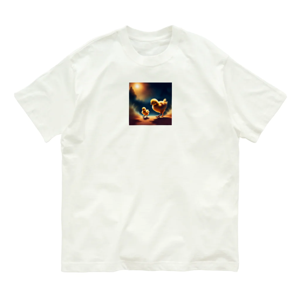 animal_fanの兄弟のひよこ Organic Cotton T-Shirt