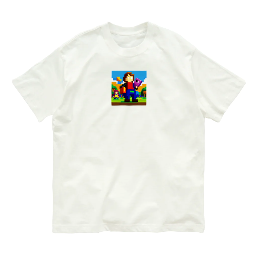 ローグダヨの家のドット君冒険の始まり Organic Cotton T-Shirt