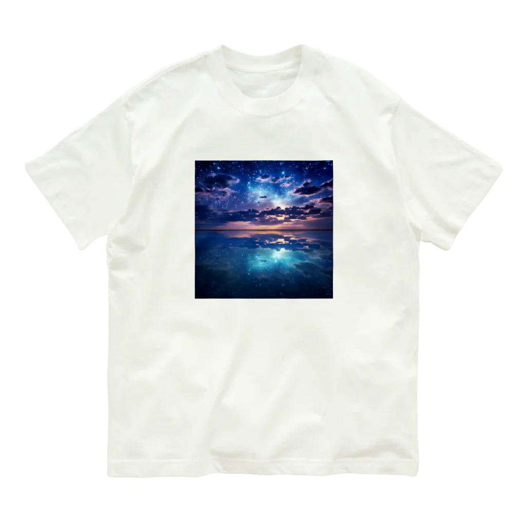 MargueriteのDream lake オーガニックコットンTシャツ