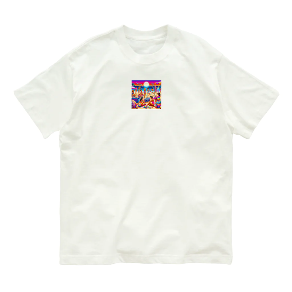 たてっぴのショップの思い出の世界へタイムトラベル！ Organic Cotton T-Shirt