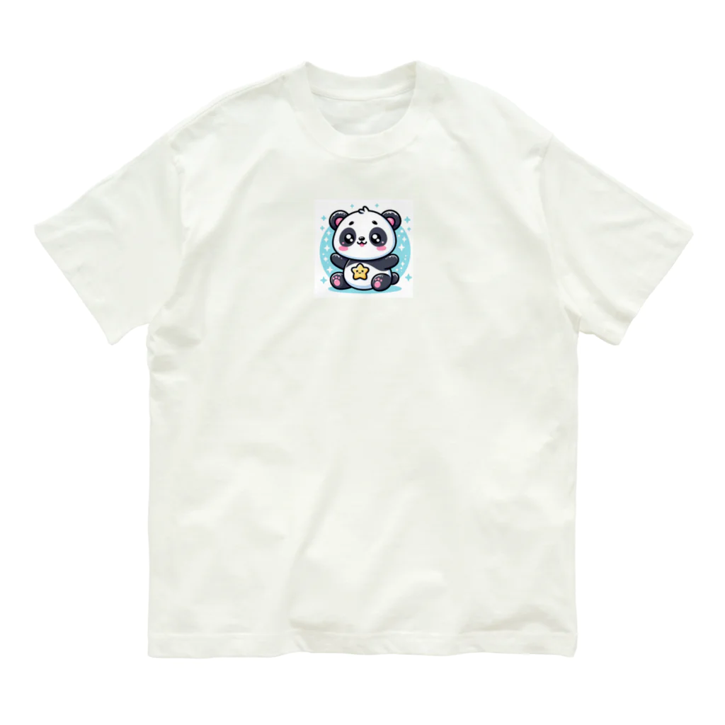 星パンダショップのきらきら星パンダ Organic Cotton T-Shirt