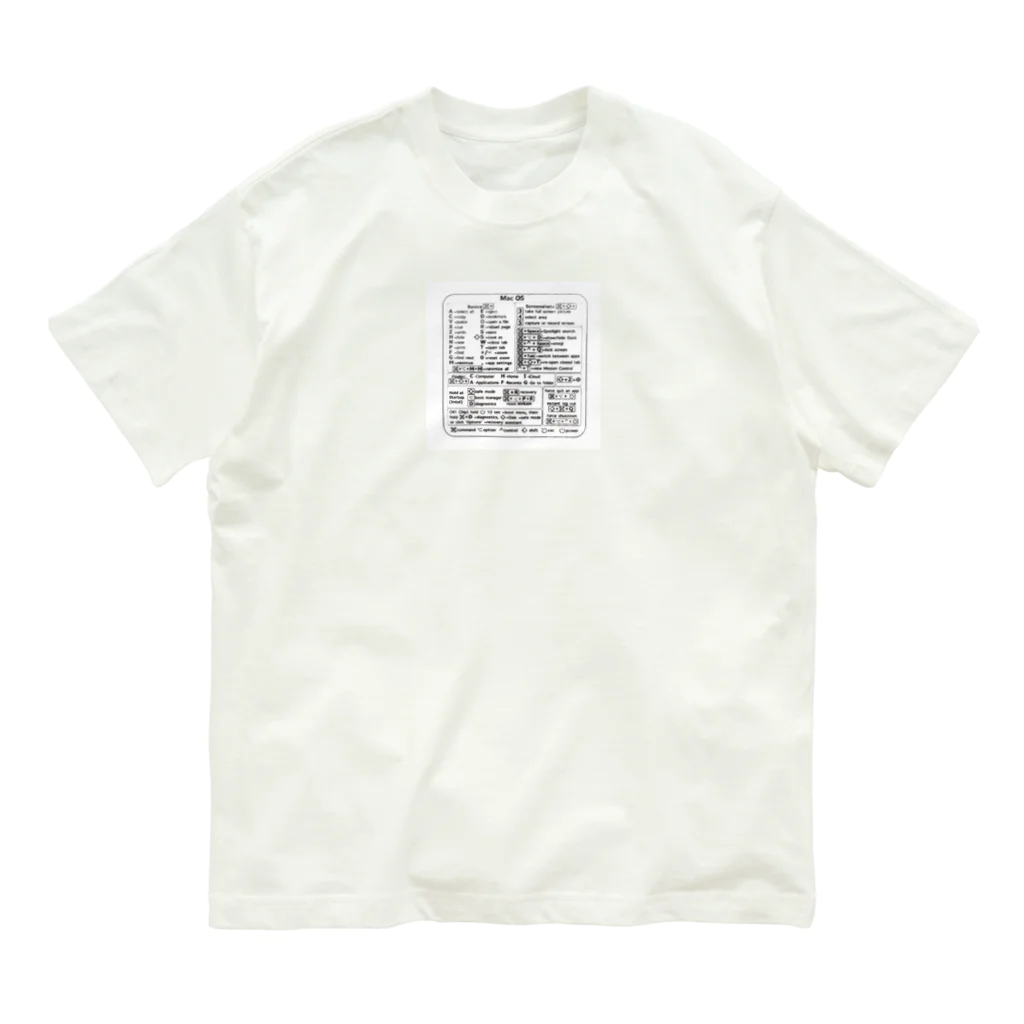 コロ助のMac OS ショートカットキー Organic Cotton T-Shirt