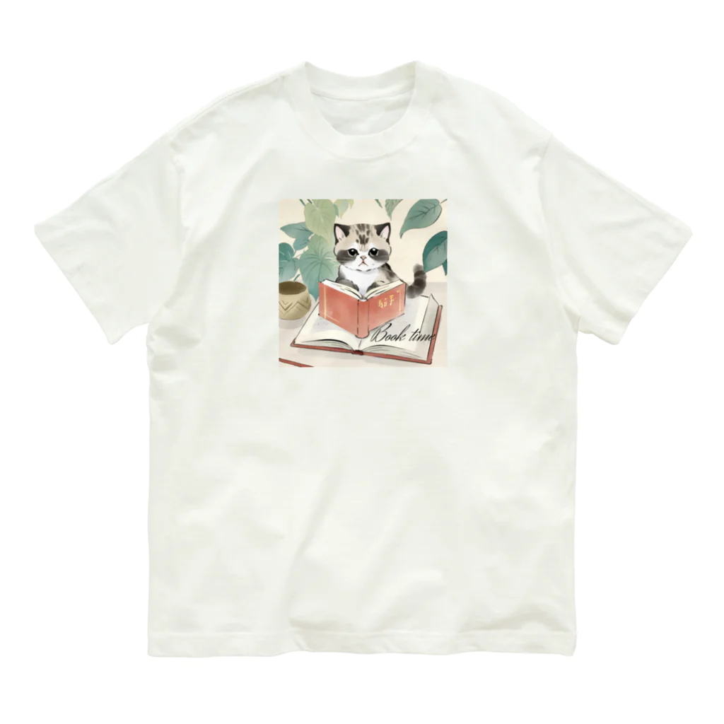 AmoriのBook time Organic Cotton T-Shirt